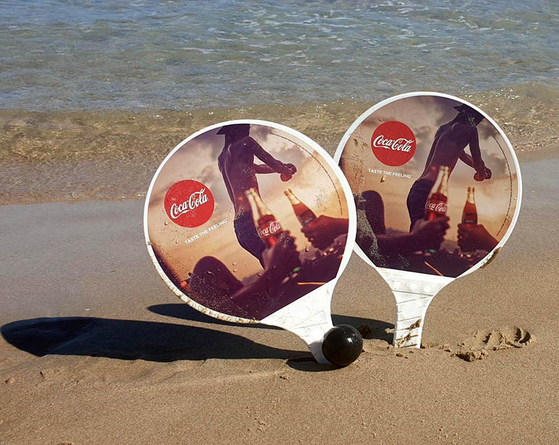 Acan Conjunto de 2 Palas de Playa y Pelota Modelo Mallorca Sharky 